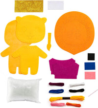 Personnage en feutrine - A coudre - Richard le lion - Kit complet - Dès 6 ans