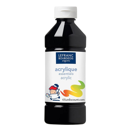 10 flacons peinture acrylique - 500ml - Assortiment - Lefranc & Bourgeois