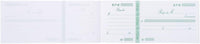 10 carnets de reçus - Avec talon - 50 feuilles - 9x21cm - Exacompta - 10E