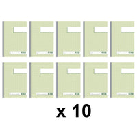 10 carnets - Manifold - Autocopiant - Dupli - A5 - 50 feuilles - Exacompta - 3250E