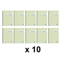 10 facturiers - Dupli - Autocopiants - A5 - 50 feuilles - Exacompta - 3278E