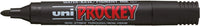 10 marqueurs permanent indélébile Prockey pointe conique noir