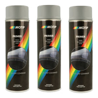 Lot de 3 bombes de peinture - Apprêt - Gris - Motip
