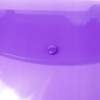 Pochettes - Bouton pression - A4+ - Semi-transparent - 10 unités - Rapesco