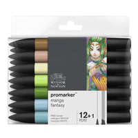 Pochette Feutres Promarker 12+1 Manga Fantasy - Winsor et Newton