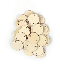 Recharges pour calendrier des anniversaires - 30 ronds en bois + anneaux