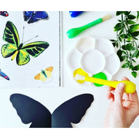 Pinceaux - Ergonomiques - Pour enfant - Manche rond - Cléopâtre - 4 pinceaux