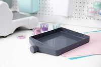 Plateau - Entonnoir intégré - Pour poudres à embosser, paillettes, sequins
