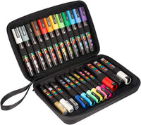 Posca - Mallette de 24 feutres - PC1MC - PC3M - PC5M - PC8K - Assortiment couleur