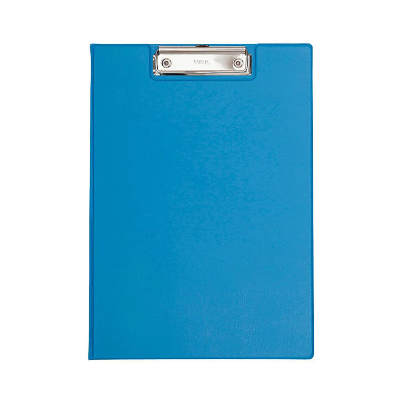 Porte-bloc avec rabat - format A4 - bleu clair - MAUL
