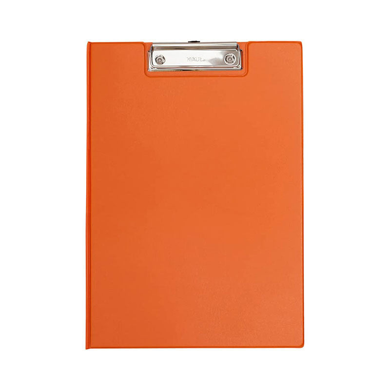 Porte-bloc avec rabat - format A4 - orange - MAUL