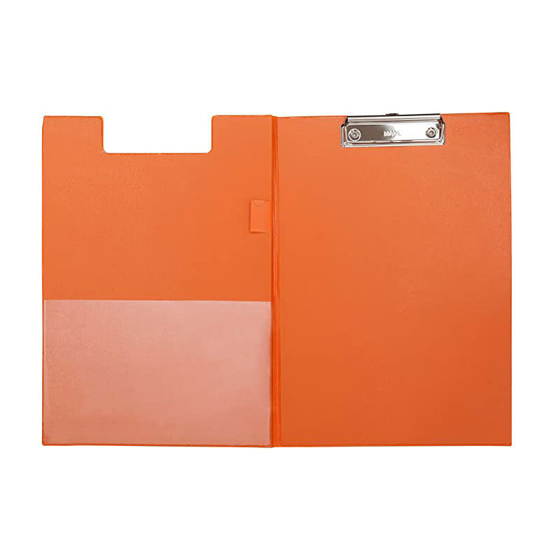 Porte-bloc avec rabat - format A4 - orange - MAUL