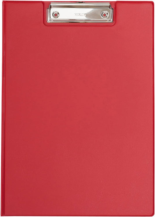 Porte-bloc avec rabat - format A4 - rouge - Maul