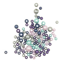 Perles nacrées - Violet - Bleu - Argent - Bijoux bracelets colliers - 550 perles