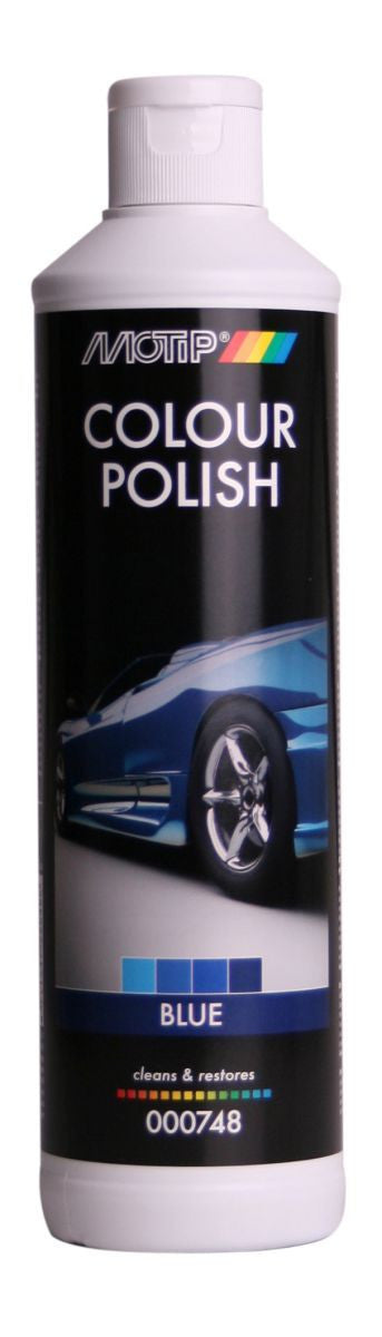 Polish Motip pour voiture pigmenté bleu bidon de 500ml