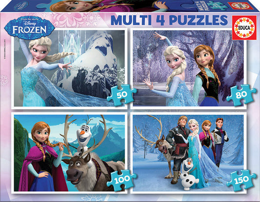 Puzzle - La Reine des Neiges - 4 modèles - Dès 4 ans - Educa