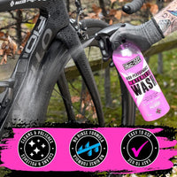 Produit nettoyant - Vélo, VTT - Sans rinçage, sans eau - Nettoie et lustre - Muc-Off