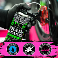 Produit nettoyant - Chaîne de vélo - Inclus brosses rotatives - Muc-Off - 400ml