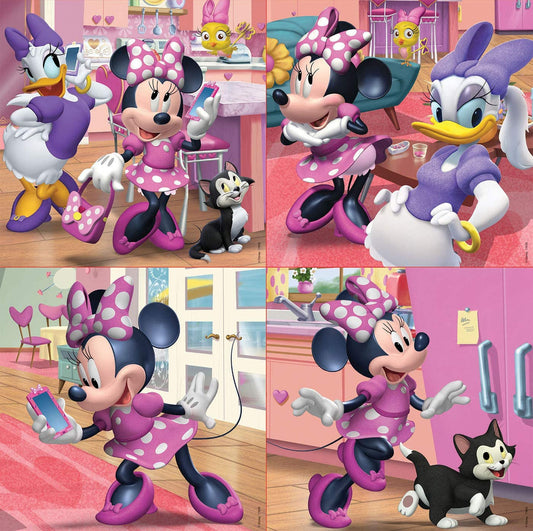Puzzle - Daisy et Minnie - Disney - 4 puzzles - Dès 3 ans - Educa