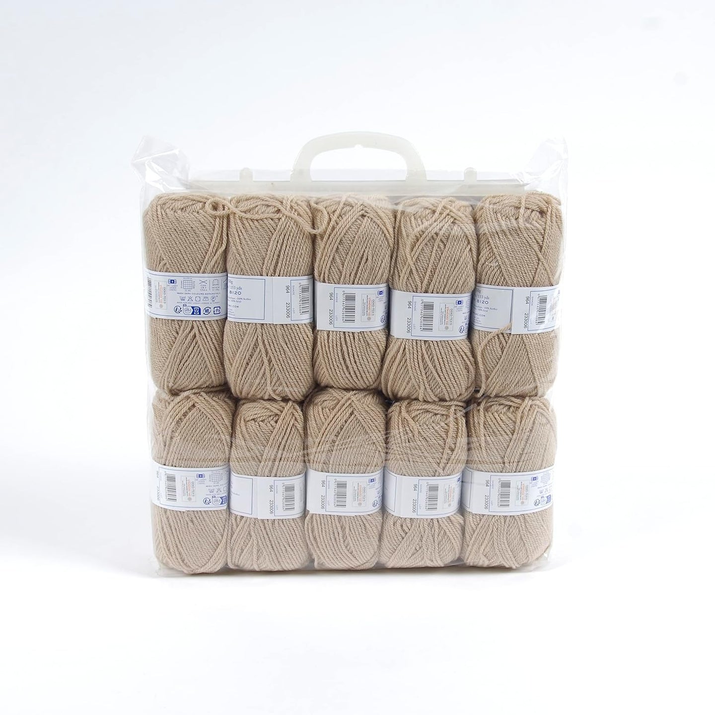 10 pelotes - 100% acrylique - Beige - 964 - 50g - 140m - DMC - Knitty 4 - Tricot
