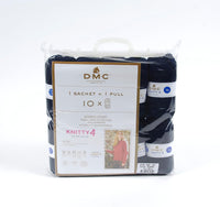10 pelotes - 100% acrylique - Marine - 971 - 50g - 140m - DMC - Knitty 4 - Tricot