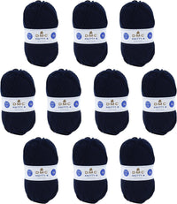 10 pelotes - 100% acrylique - Marine - 971 - 50g - 140m - DMC - Knitty 4 - Tricot
