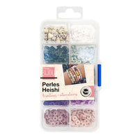 Perles - Heishi - 9 couleurs + intercalaires - Pour bijoux, collier, bracelet