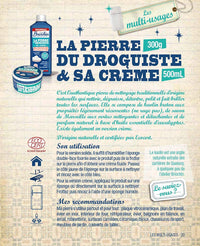Pierre naturelle - Pierre du droguiste - Nettoyant universel - Pot 300g - Briochin