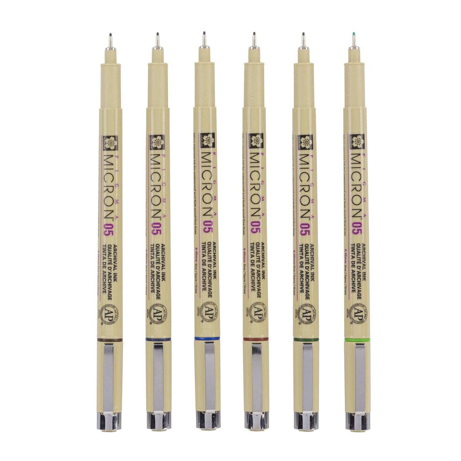 Pigma Micron 05 Terre Boite 6