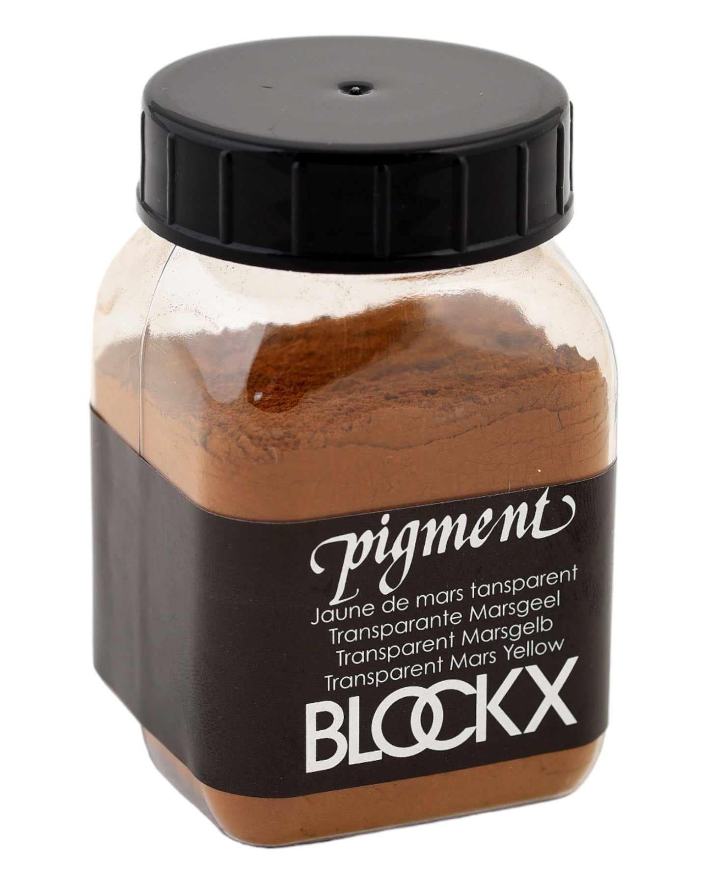 Pigment en poudre - Jaune de Mars transparent - 66 - Blockx - Pot de 100g