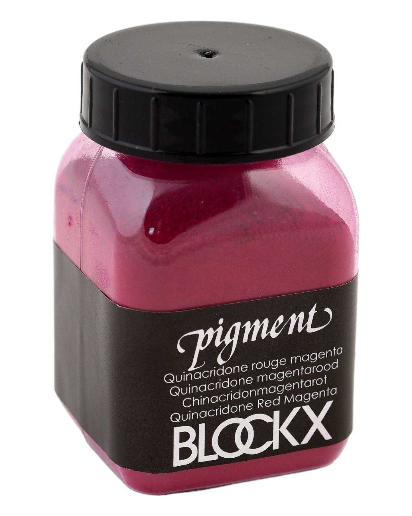 Pigment en poudre - Quinacridone rouge magenta - 100 - Blockx - Pot de 100g