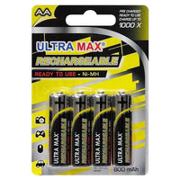 Pile Rechargeable Aa Lr6 X4 - Ultra Max