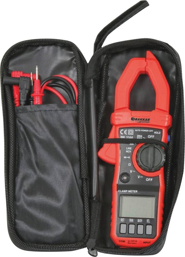 Petite pince ampèremétrique - Mesure les courants électriques - Professionnel - Drakkar Equipement