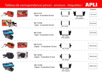 Pince À Étiqueter Pour Étiquettes 21 X 12 Mm - Métal - Apli
