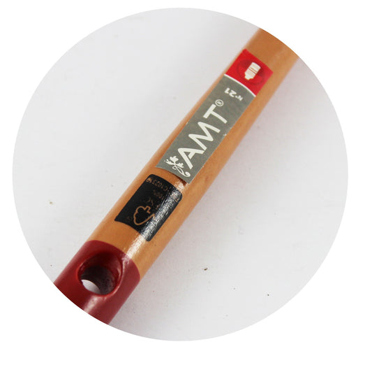 Pinceau À Rechampir Pro - Peintures Avec Solvant - Soie Naturelle - Manche Bois Fsc - N°21 - Amt