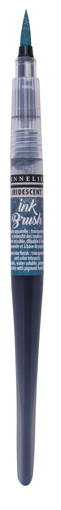 Pinceau pré-rempli - Ink Brush - Bleu Indigo irisé - Sennelier