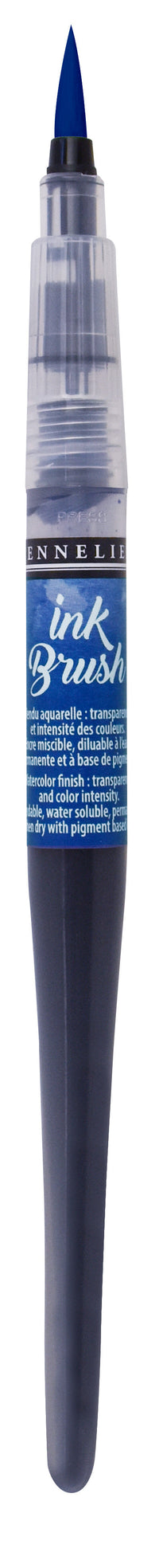 Pinceau pré-rempli - Ink Brush - Bleu Primaire - Sennelier