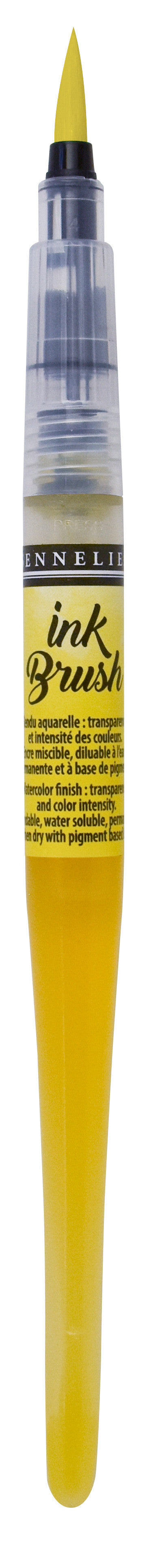 Pinceau pré-rempli - Ink Brush - Jaune Primaire - Sennelier