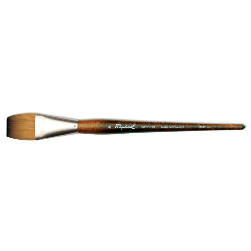 Pinceau -  Plat - Acrylique - Fibres synthétiques - Précision - Série 8930 - N°36 - Raphaël