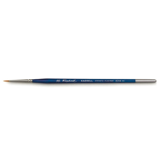Pinceau - Rond - Toutes techniques - Kaërell bleu - Série 8204 - N°2/0 - Raphaël