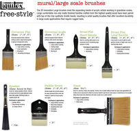 Pinceau brosse universel biseauté Freestyle 5,08cm - Liquitex
