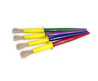 Pinceau - Acrylique - Gouache - Large - Virole plastique - Pour enfant - Jovi