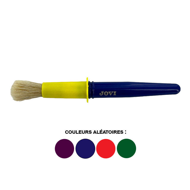 Pinceau - Acrylique - Gouache - Large - Virole plastique - Pour enfant - Jovi