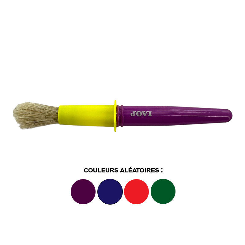 Pinceau - Acrylique - Gouache - Large - Virole plastique - Pour enfant - Jovi