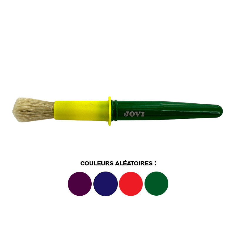 Pinceau - Acrylique - Gouache - Large - Virole plastique - Pour enfant - Jovi