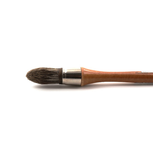 Pinceau À Rechampir Pro - Spécial Bois - Soie Naturelle - Manche Bois Fsc - N°25 - Amt
