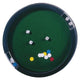 Piste de jeu - Jeu de Yam, 421, jeu de dés - 45cm diamètre - Inclus 5 dés + jetons