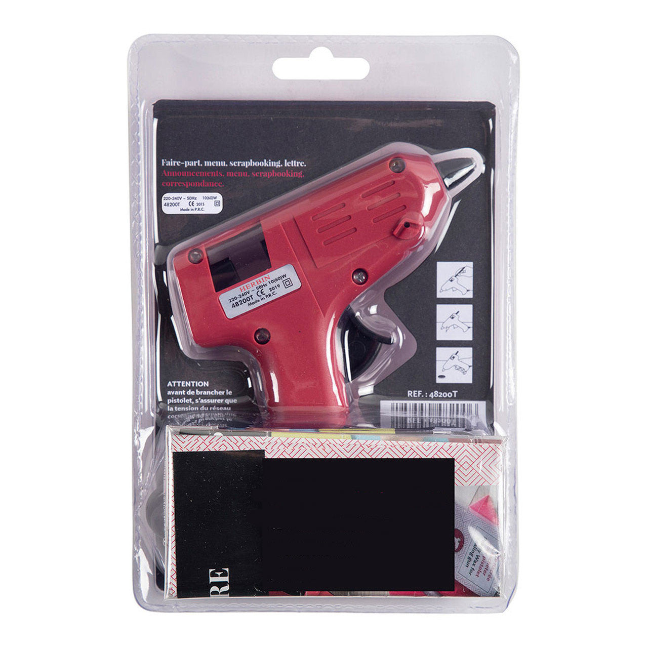 Pistolet à cire - Cire à cacheter pour enveloppes invitations - 220V - Herbin