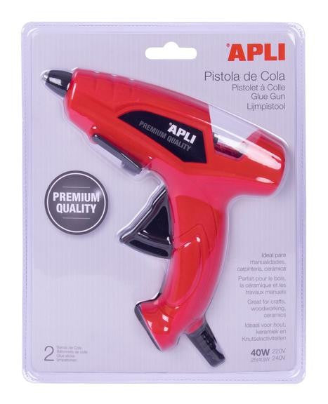 Pistolet A Colle Premium Quality 40W + 2 Recharges  - Apli 13942