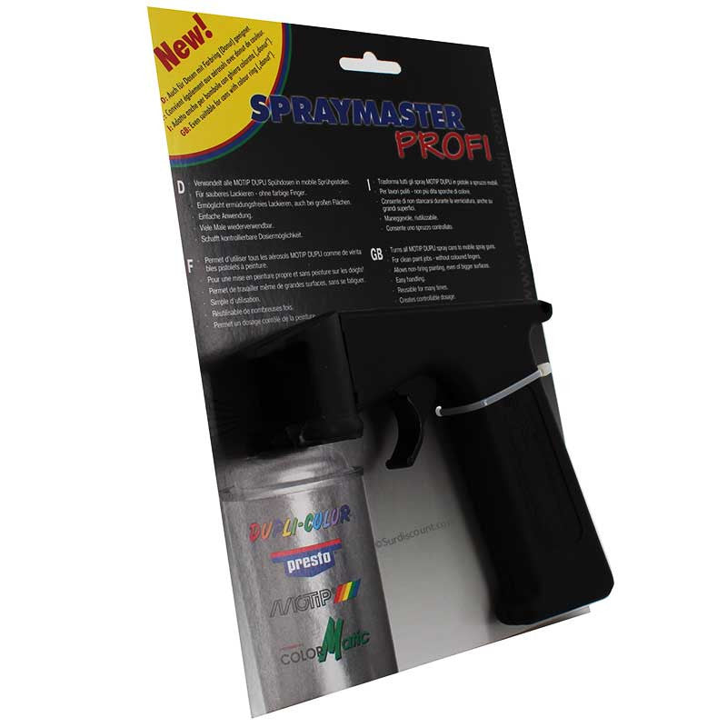 Pistolet pour bombe aérosol SPRAYMASTER - Motip